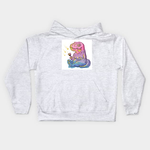 Vinesaur Kids Hoodie by Sovey_tattoo